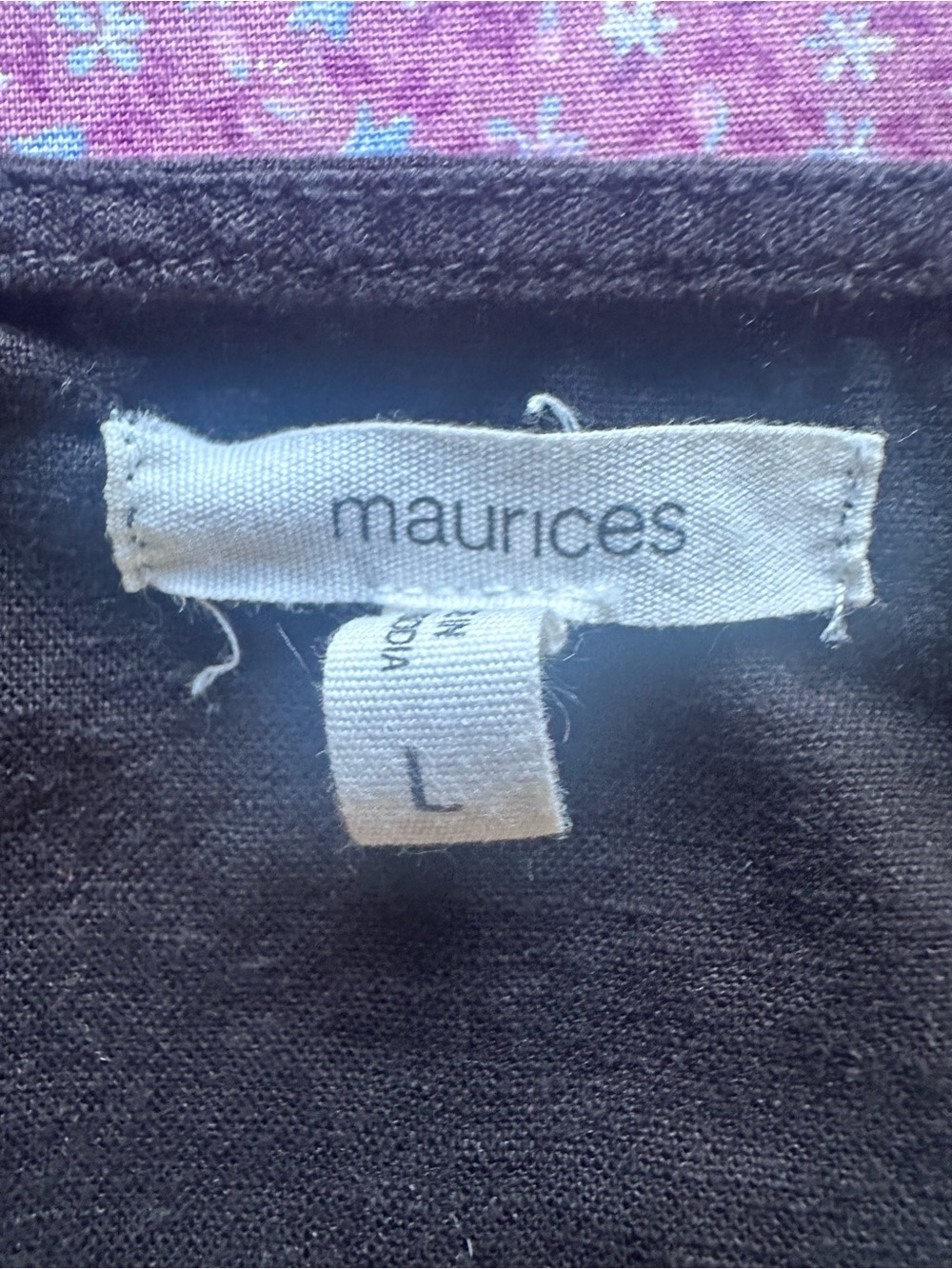 Maurices Black Ruffle Sleeve Button-Front Top - Picture 6 of 8